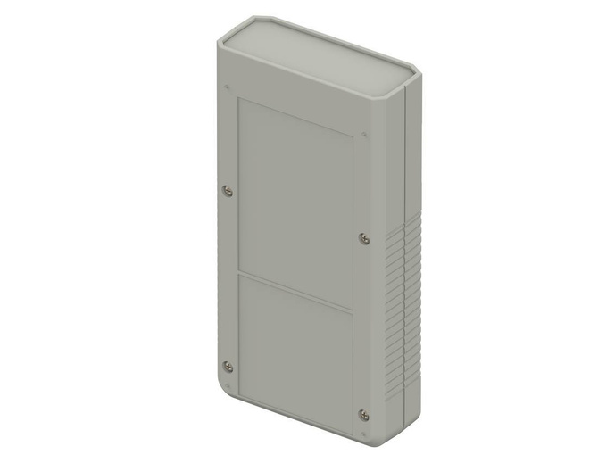 Bopla BOS 805-7038 (34805001) - obudowa ręczna z wgłębieniem powierzchni pod frezowanie otworu na wyświetlacz (196 x 100 x 40 mm)