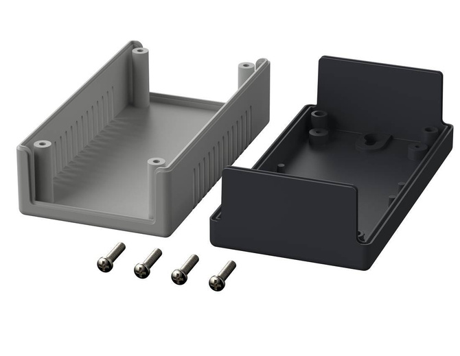 Bopla E 430 F VL (05430800) - enclosure with air vents and membrane keypad area (120 x 65 x 41 mm)