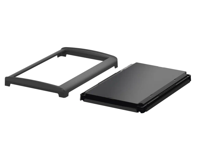 Bopla BOV 2114 FO-9005 - OT-9005-SILC (48316455.SILC) - black BoVersa plastic lid with open black design cover with silicone seal (210 x 140 x 24 mm)