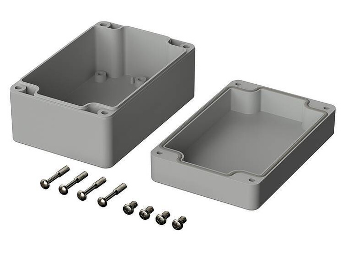 Bopla T 217 (03217000) - ABS enclosure without recess in the cover (122 x 120 x 55 mm)