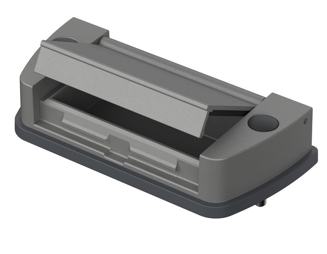 Bopla ASM 830 SAL1-9006 (94411200)- Mounting lid with hinged aluminium flap for ASP 830