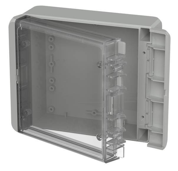 Bopla B 141306 PC-V0-G 7035 (96023225) - obudowa uniwersalna z przezroczystą pokrywą (151 x 125 x 60 mm)