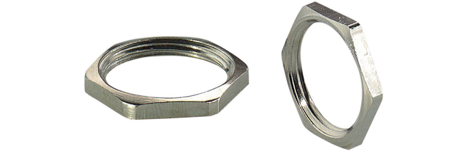 Bopla GMS 7 (13150100) - Nakrętki kontrujące Pg GMS, mosiężne, niklowane