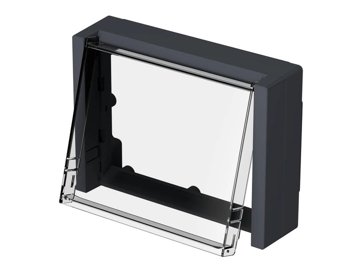 Bopla FCT 2000 FP (19006100) - open front frame with protective door for CombiCard 1000-3000 (184 x 138 x 50 mm)