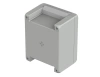 Bopla BA 141309 F-7035 (00123235) - aluminum enclosure with a recess in the cover and neoprene seal (159 x 128 x 90 mm)