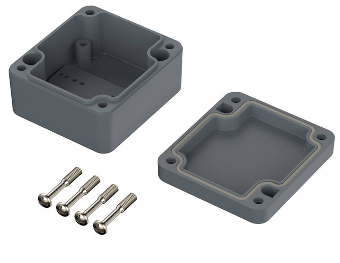 Bopla PK 101 (38101000) - polyester enclosure with neoprene gasket (58 x 64 x 34 mm)