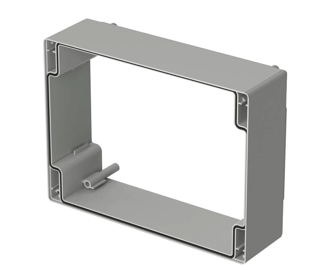 Bopla BC 2000 N (19000230) - low base without ventilation for CombiCard 1000-3000 (184.2 x 138 x 51 mm)