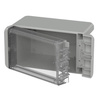 Bopla B 140809 PC-V0-G 7035 (96023135) - universal enclosure with crystal-clear lid (151 x 80 x 90 mm)