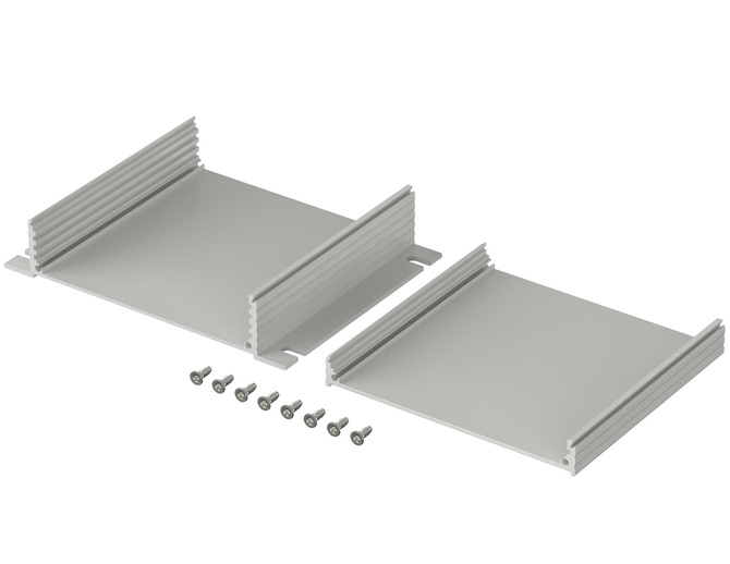 Bopla F 1036-100 WL (97216100) - profil aluminiowy półotwarty do montażu naściennego (105 x 36 x 100 mm)