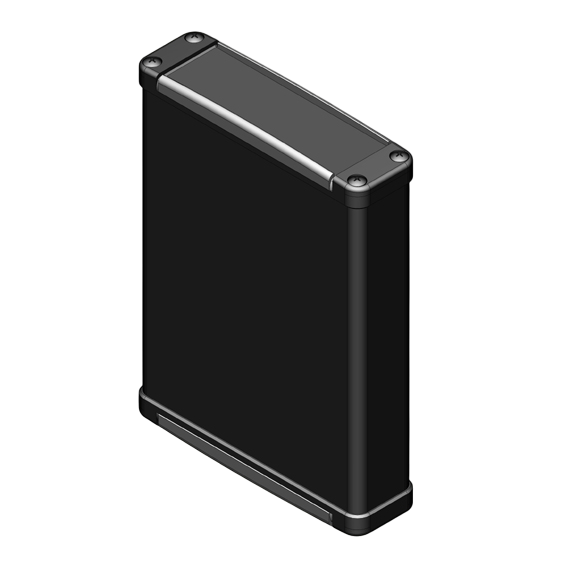 Teko - seria Minitekal SK (MTK680PK.9) - obudowa aluminiowa (90 x 67 x 19 mm)