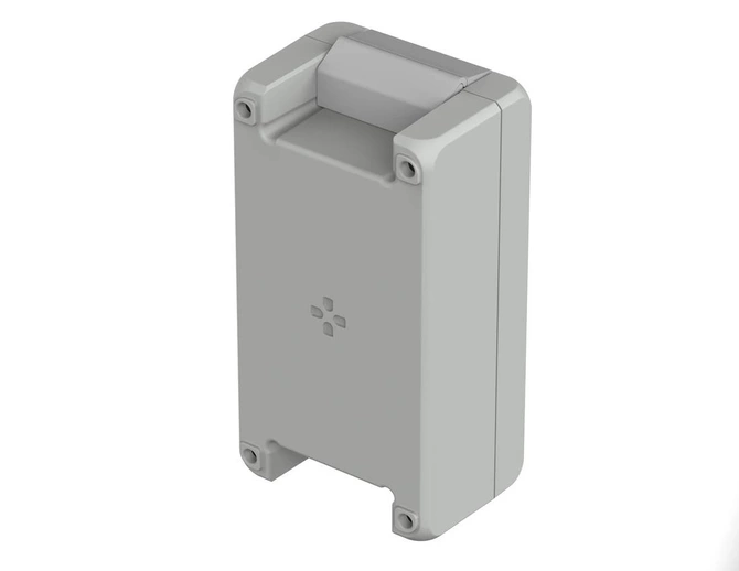 Bopla BA 140806 F-7035 (00123125) - aluminum enclosure with a recess in the cover and neoprene seal (159 x 86 x 60 mm)
