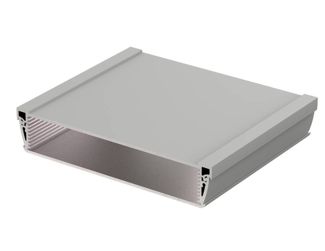 Bopla ASPH 1835-0150 9006 (94271150) - enclosure profiles, horizontally-divided (181.7 x 36.6 x 150 mm)