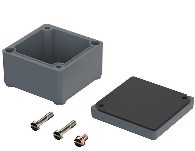 Bopla P 303 (04303000) - polyester enclosure with neoprene gasket (55 x 55 x 37.5 mm)