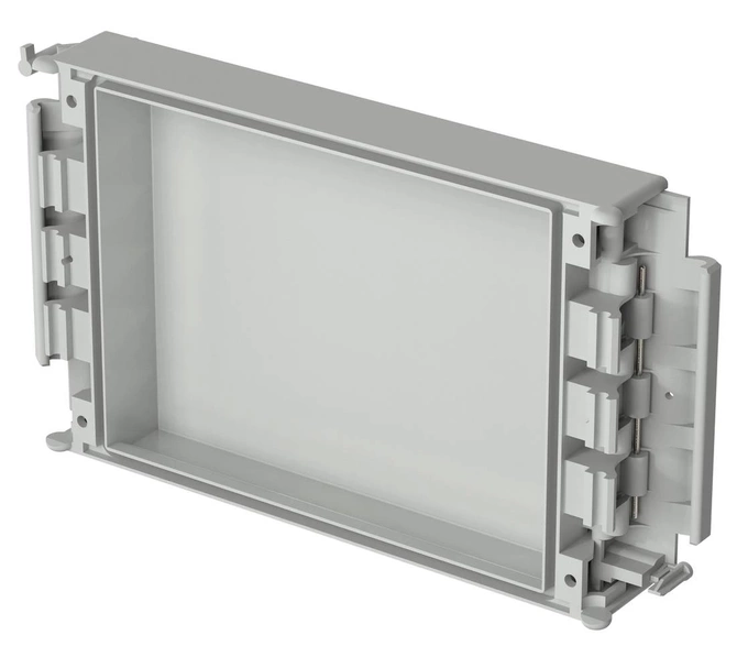 Bopla FD 6000 (79002900) - pokrywa przednia z wgłębieniem i z uszczelką obudowy CombiCard 5000-7000 (226 x 146 x 34 mm, 3U 30HP)