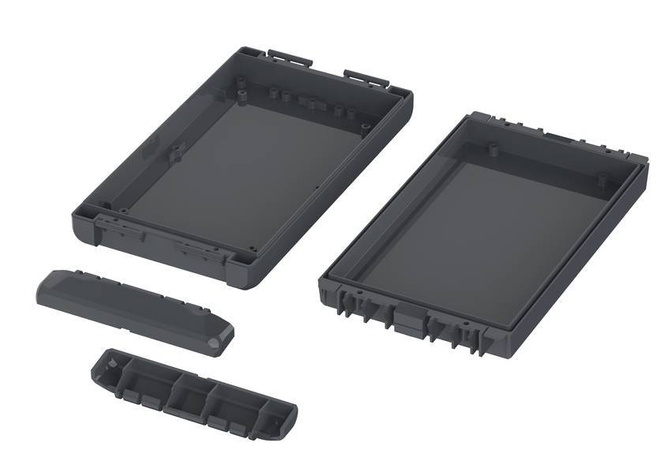 Bopla B 221304 PC-V0 7024 (96015244) - universal enclosure (231 x 125 x 40 mm)