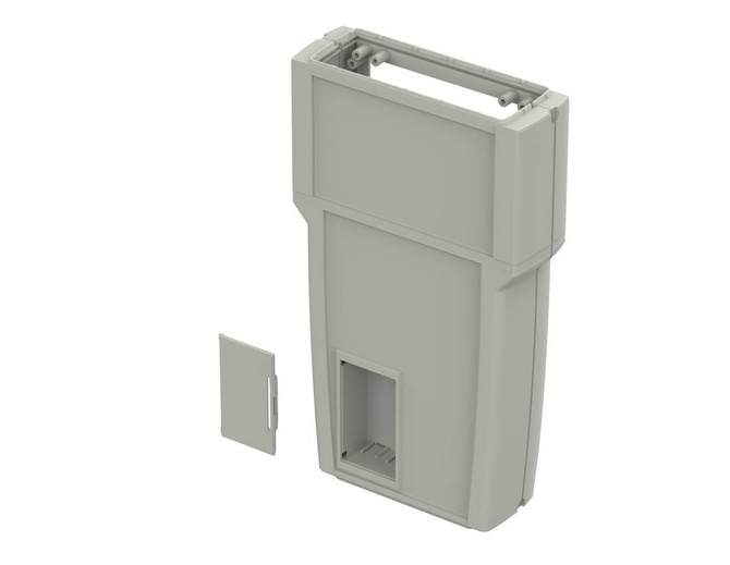 Bopla ART 865 DIS with BE 30 (34186582) - enclosure with membrene keypad area, display opening and battery compartment (236 x 125 x 41 mm)