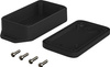 Bopla BL 704020 WL2 DO-9005 (16174465) - enclosure with wall brackets and lid fixing from the top (70.8 x 42.9 x 22 mm)