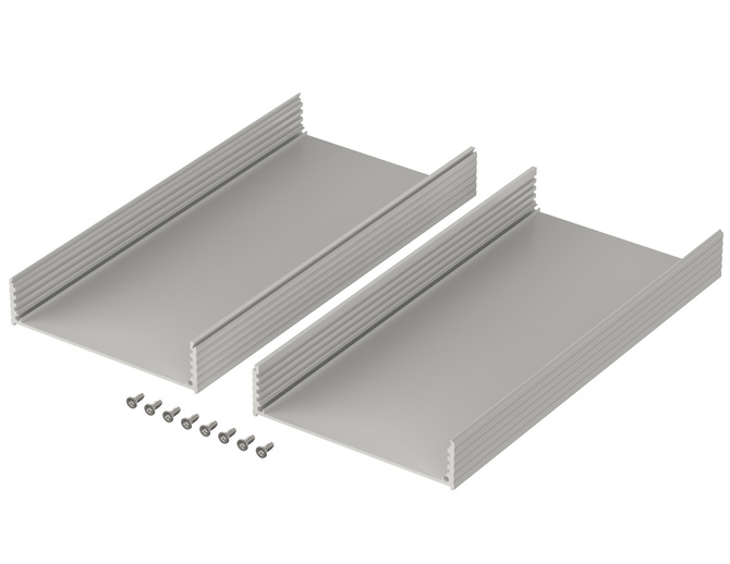 Bopla F 1048-220 (97118220) - profil aluminiowy półotwarty (105 x 48 x 220 mm)