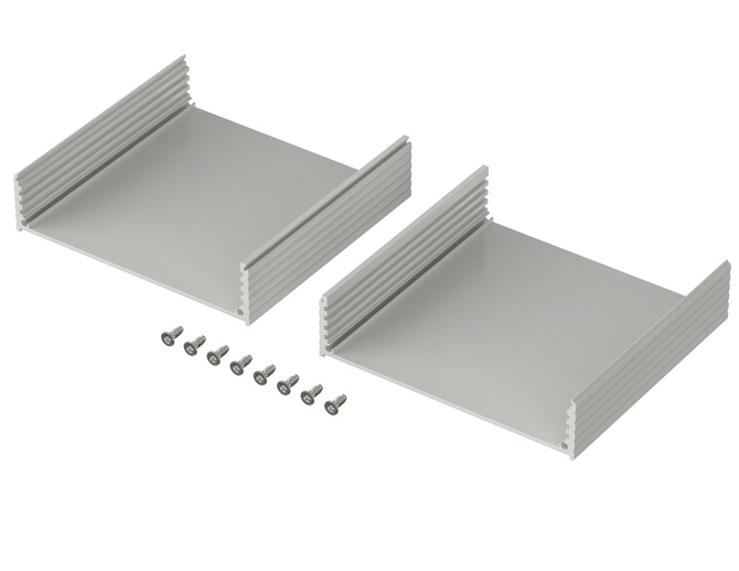 Bopla F 1048-100 (97118100) - profil aluminiowy półotwarty (105 x 48 x 100 mm)