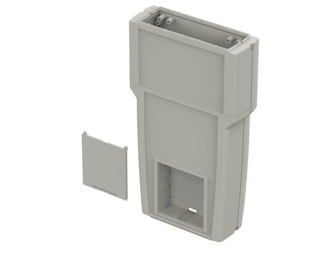 Bopla ART 865 F with BE 60 (34186591) - obudowa z wgłębieniem w pokrywie i z pojemnikiem na baterie (236 x 125 x 41 mm)