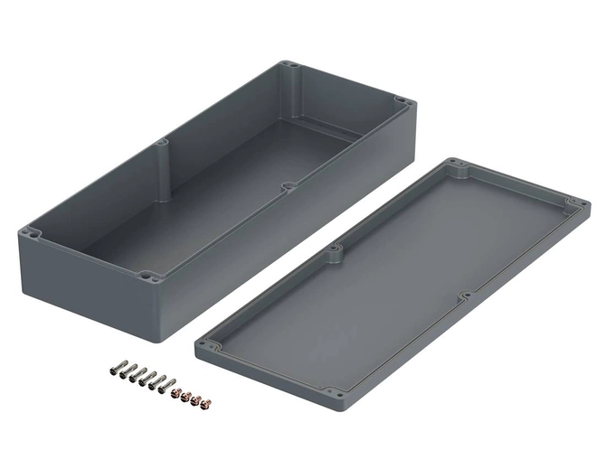 Bopla A 169 (01169000) - aluminium enclosure with neoprene seal (600 x 230 x 111 mm)