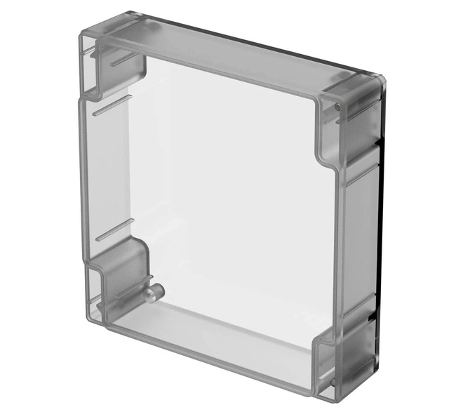 Bopla FD 1000 G (19003000) - front lid, crystal-clear with seal for CombiCard 1000-3000 (133 x 138 x 34 mm)