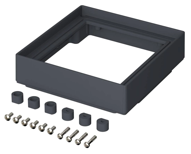 Bopla FO 1000 (19002100) - pokrywa przednia otwarta z uszczelką obudowy CombiCard 1000-3000 (133 x 138 x 33 mm)