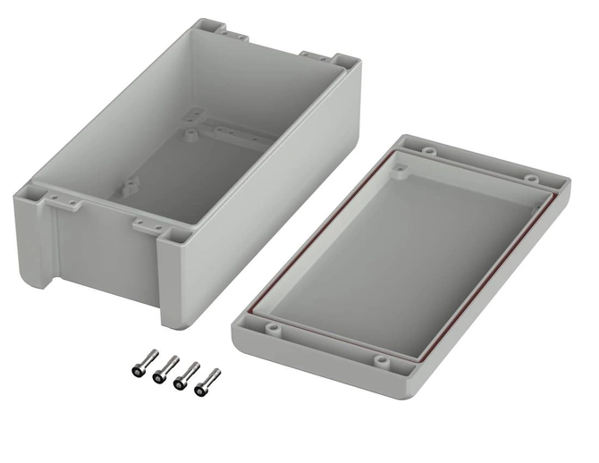 Bopla BA-S 241309 F SIL-7035 (00165235.SIL) - enclosure with membrane lid, screwed (259 x 128 x 90 mm)