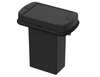 BOPLA ABM 600 SAL BE (84064100) - mounting lid with hinged aluminium flap and compartment for 9V block battery for AB 1000