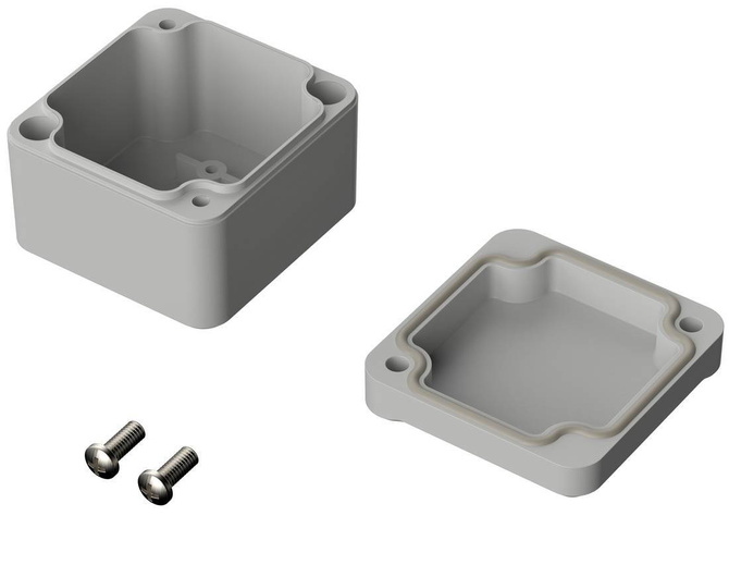 Bopla ET 205 (63205000) - ABS enclosure without recess in the cover (52 x 50 x 37 mm)