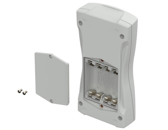 BOPLA BS 701 F-7035 (82701135) - ABS enclosure with battery compartment (184.3 x 93 x 35.4 mm)