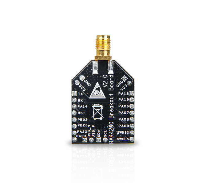 RAKwireless RAK4260-EU868 Breakout Board - LPWAN module