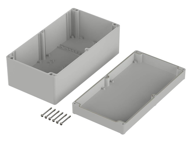 Bopla EM 247 F-LP (62247400) - obudowa PC z wgłębieniem w pokrywie (300 x 160 x 120 mm)