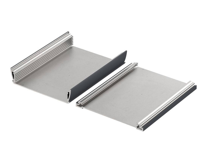 Bopla ASPH 1230-0150 7024 (94232150) - enclosure profiles, horizontally-divided (121 x 32.8 x 150 mm)