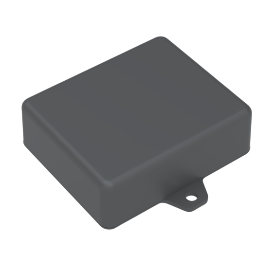 Teko - SMART K series (SR22K-E.9) - universal enclosure in black (76 x 63.2 x 25.55 mm)