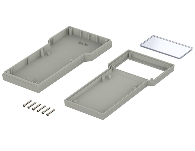Bopla BOS 901-7038 (34901000) - hand-held enclosure with seal and carrying strap and tip-up foot (211 x 100 x 26 mm)