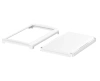 Bopla BOV 2114 FO-9003 - OT-9003-SILC (48316433.SILC) - white BoVersa plastic lid with open white design cover with silicone seal (210 x 140 x 24 mm)
