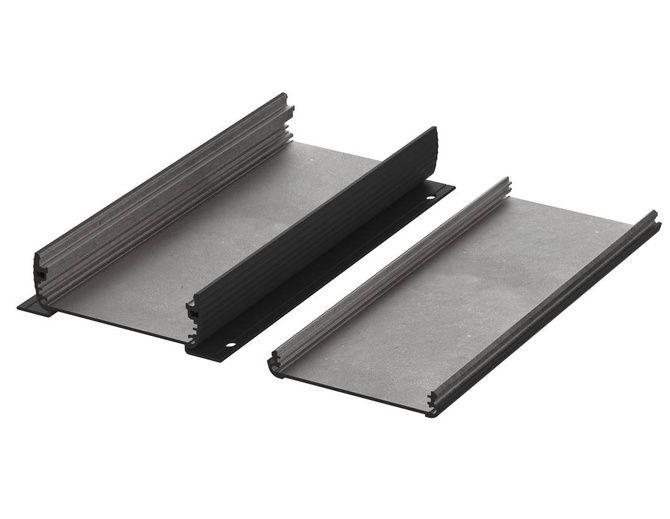 BOPLA ABPH 800-0200 WL (84308200) - aluminium profile, horizontally-divided with wall brackets(82 x 32 x 200 mm)