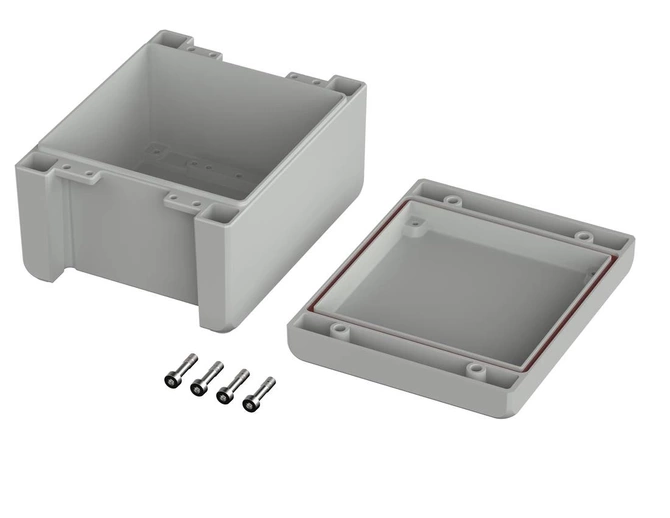 Bopla BA-S 141309 F SIL-7035 (00163235.SIL) - enclosure with membrane lid, screwed (159 x 128 x 90 mm)