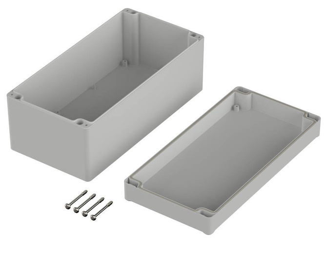Bopla ET 242 F (63242200) - ABS enclosure with a recess in the lid (240 x 120 x 102 mm)