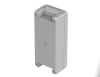 Bopla BA 180806 F-7035 (00124125) - aluminum enclosure with a recess in the cover and neoprene seal (199 x 86 x 60 mm)