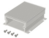 Bopla F 524-80 KWL (97453080) - aluminium profile with wall brackets and radiator (55.3 x 24.4 x 80 mm)