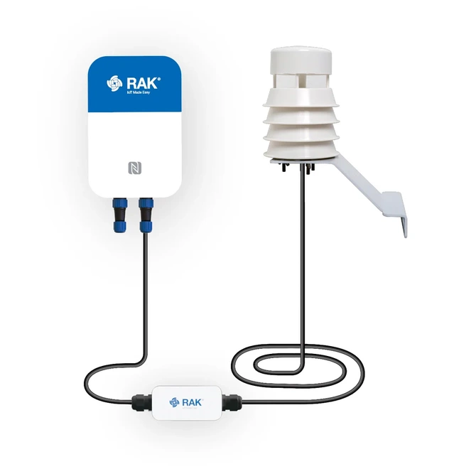 RAKwireless - Temperature, Humidity, Wind Speed Sensor - z NB-IoT - EU868 - czujnik temperatury, wilgoci i prędkości wiatru