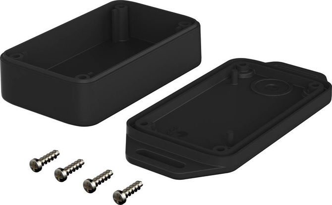 Bopla BL 704020 WL2-9005 (16174435) - enclosure with wall brackets (70.9 x 42.9 x 22 mm)