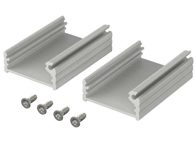 Bopla F 324-50 (97133050) - profil aluminiowy półotwarty (33,6 x 24,4 x 50 mm)