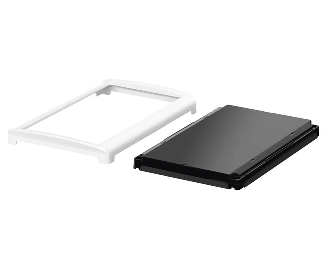 Bopla BOV 2114_ FO 9003 D 9005 (48316435) - black BoVersa plastic lid with open white design cover (210 x 140 x 24 mm)