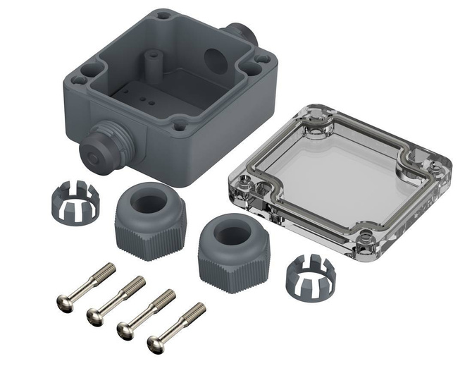 Bopla PK 101-211 G (38101220)- enclosure with a moulded-on Pg 11 (58 x 64 x 34 mm)