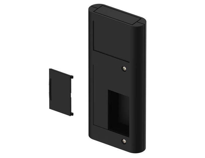 Bopla BOS 600-9005 (34600000) - hand-held enclosure with battery compartment (2 x 9V) and display screen (172 x 77 x 25 mm)