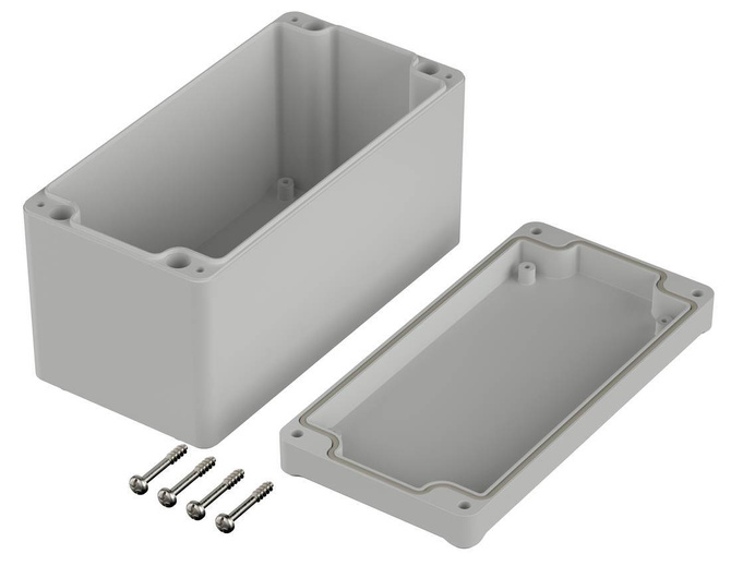 Bopla EM 231 F (62231200) - PC enclosure with a recess in the lid (160 x 80 x 37 mm)