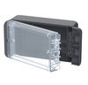 Bopla B 140806 PC-V0-G 7024 (96023124) - universal enclosure with crystal-clear lid (151 x 80 x 60 mm)